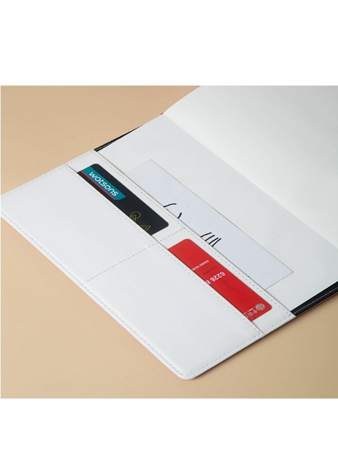 A5 Lock Notebook Diary with Heart Ballpoint Pen, 144 Pages Hardcover Lined Journal, Perfect for Office Home School Business Writing Note Taking (Pink) - Image 4